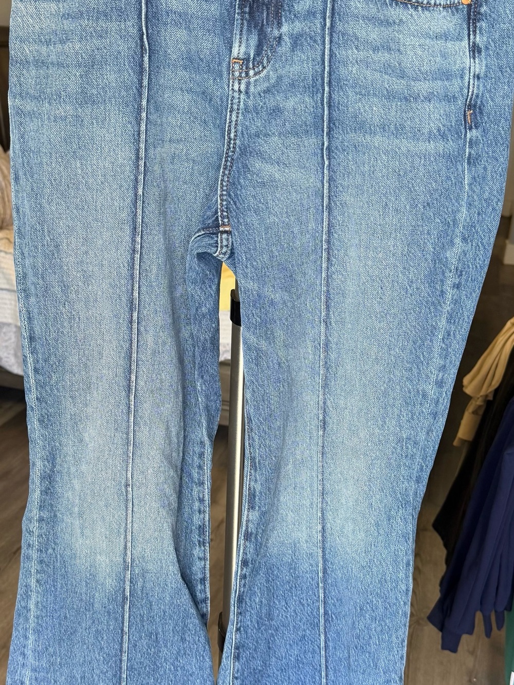 Express Light Blue Center-Seam Jeans